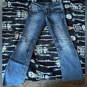 Women's Miss Me Jeans - Fleur De Lis - Size 27!